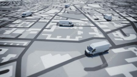 Tablet zeigt GPS-Dokumentation eines Winterdienst-Einsatzes